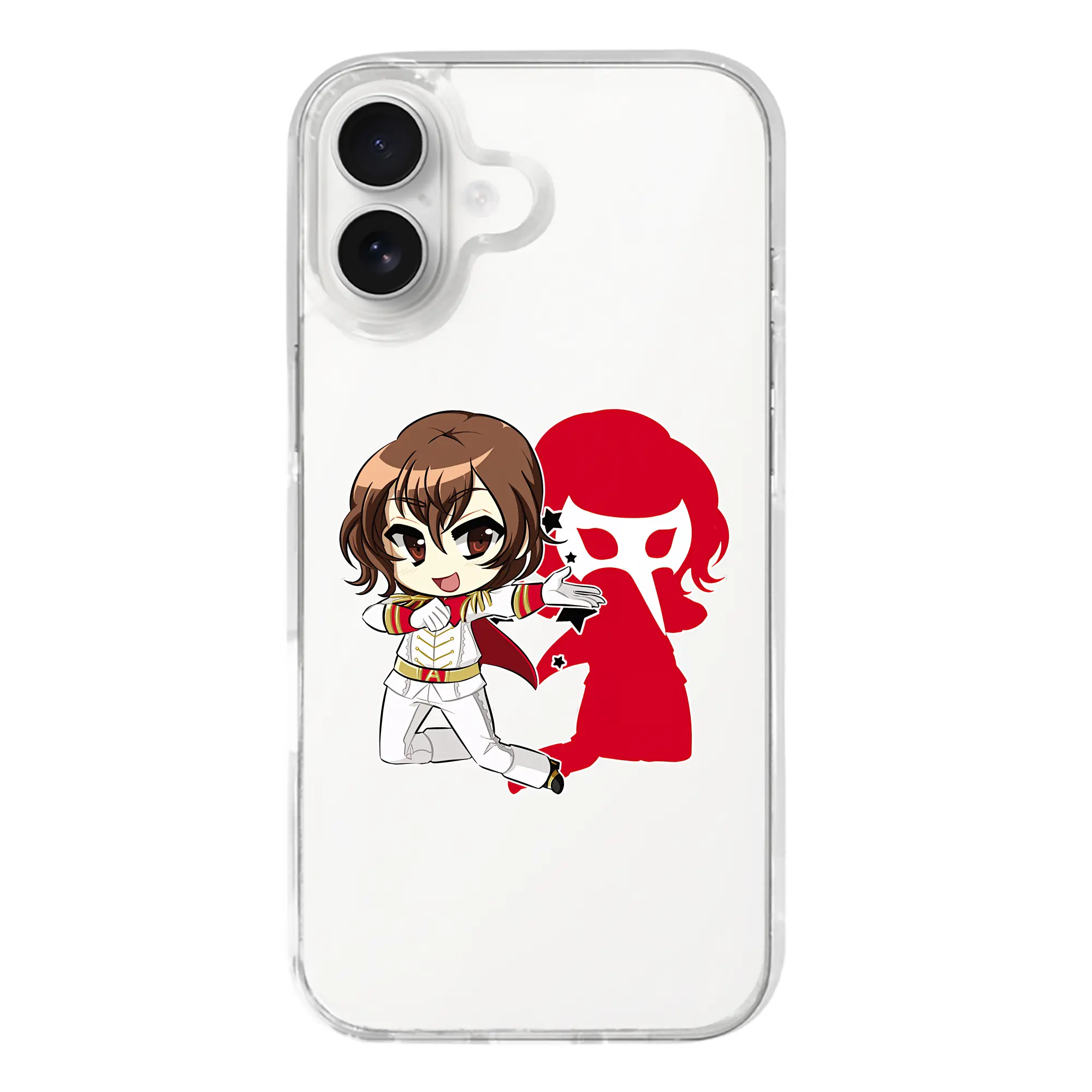 ペルソナ グッズ,明智吾郎 - iPhone 17シリーズ 透明スマホケース – 薄型・耐衝撃・精密フィット保護カバー